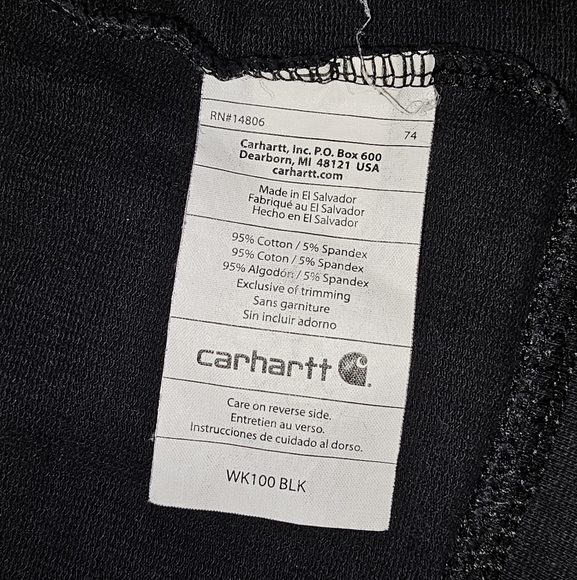 Carhartt Women's Black Zip-Up Collared Jacket Size XL - Picture 5 of 8